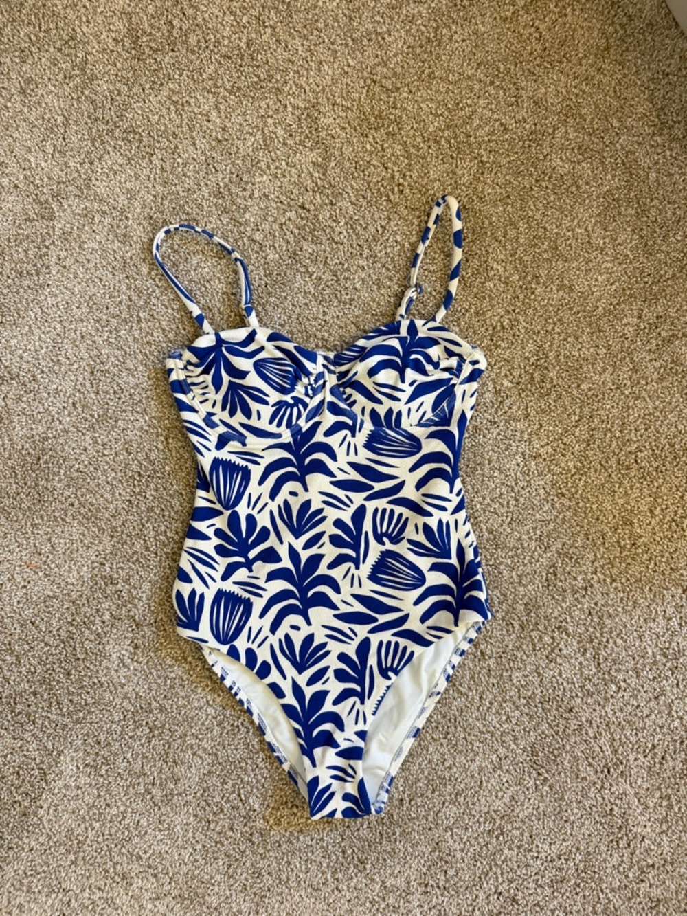 Blue swimsuit